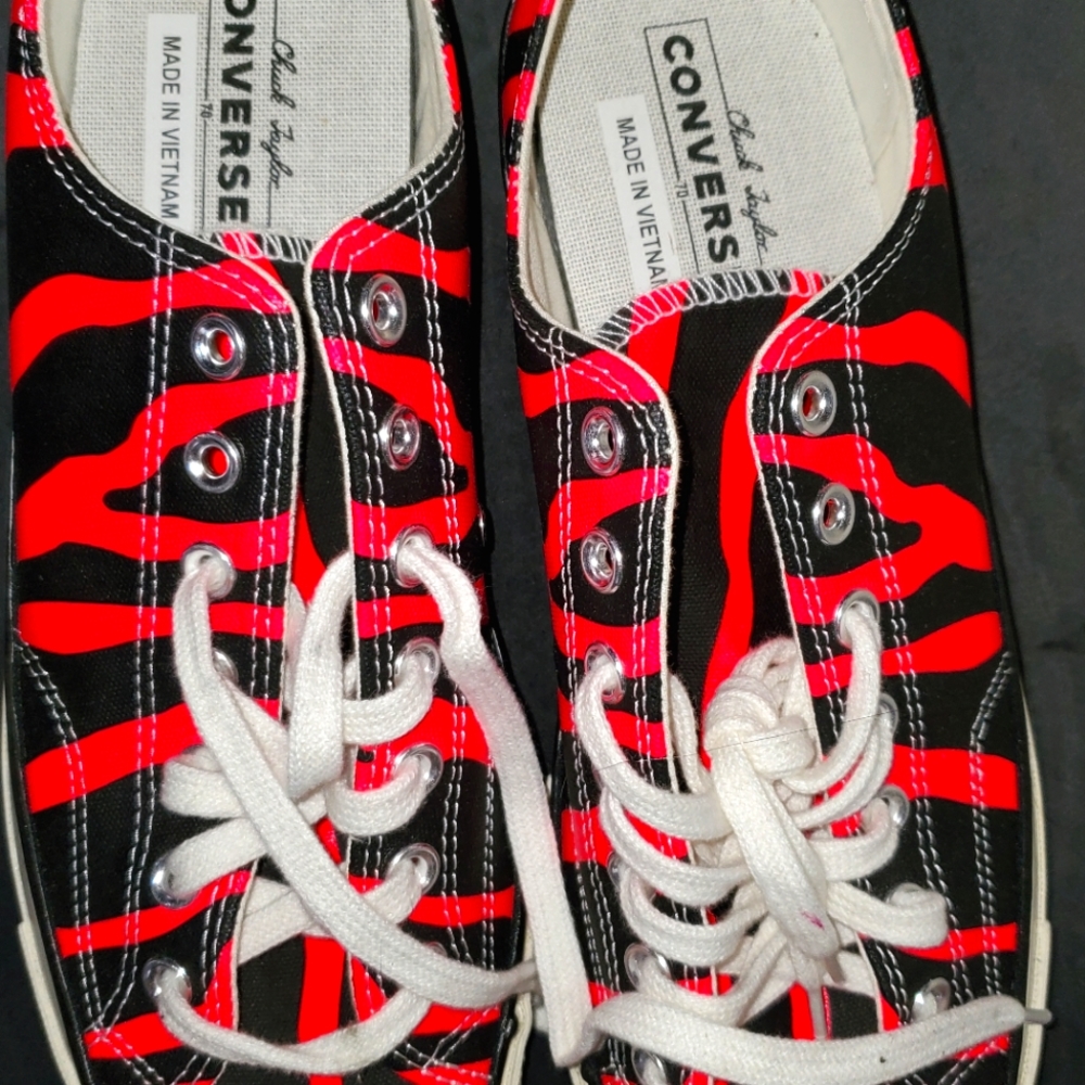 Coverse Chuck 70 XO Zebra print shoes